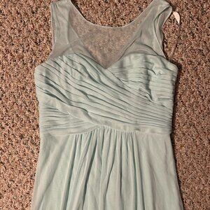 David's Bridal Mint Dress Size 14